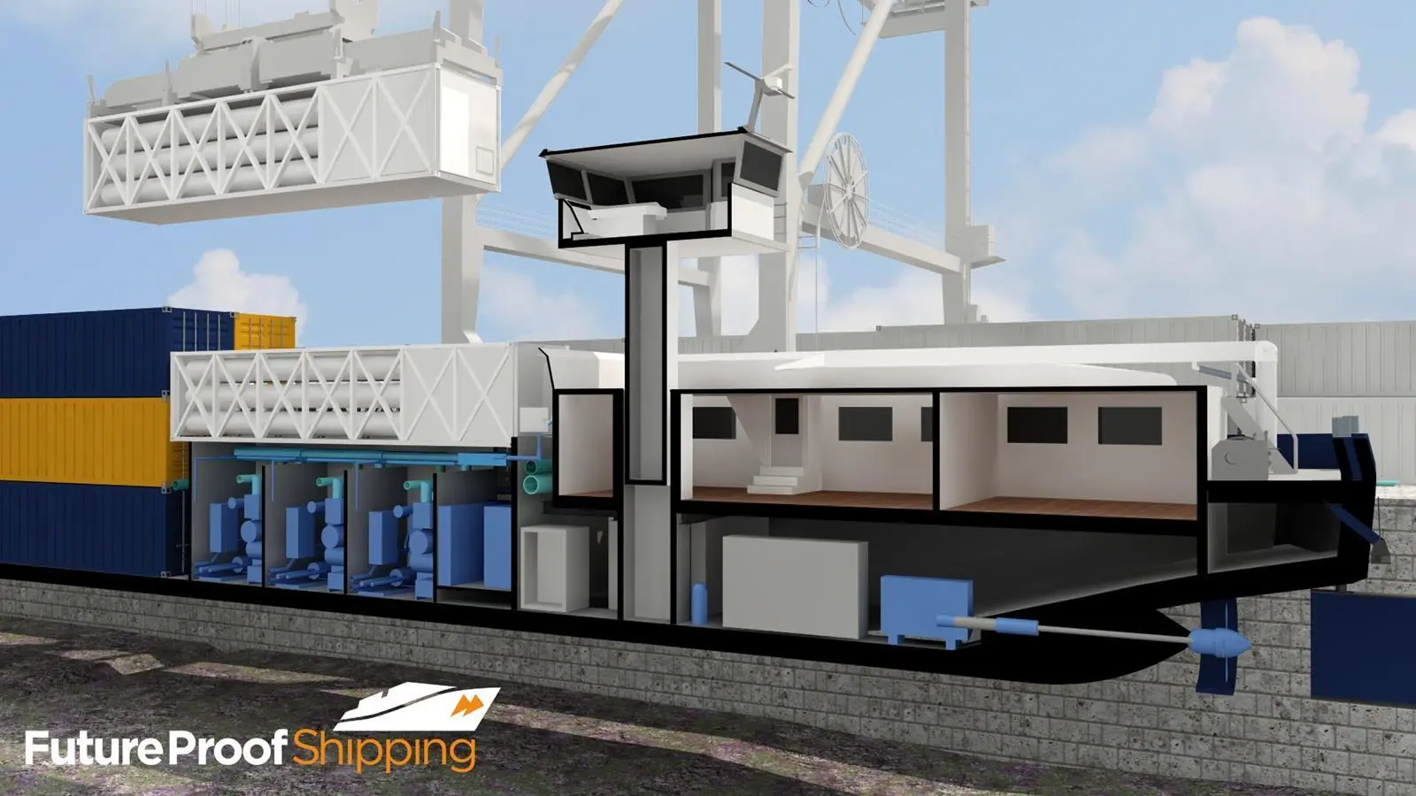 FPS Maas hydrogen containers