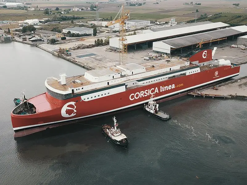 A Galeotta will be the first LNG powered ship to serve Corsica