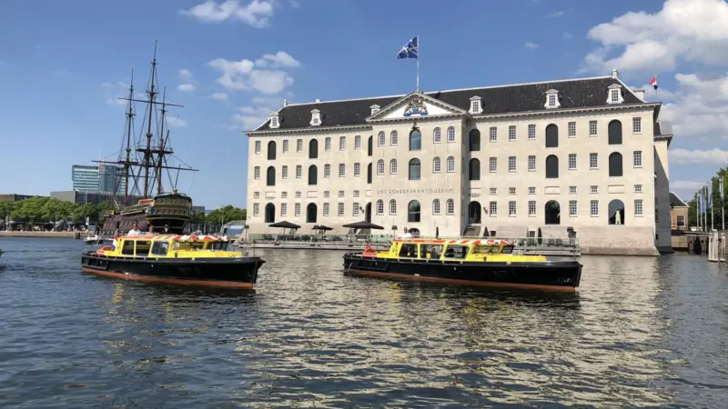 The Damen Patrol Vessels 1304 Electric Waterhoen and the Waterpieper are powered by EST-Floattech battery systems