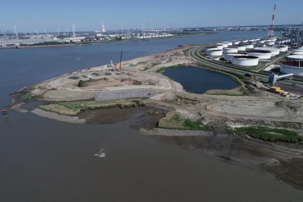 The redevelopment of the Fort Sint-Filips site started in 2019
