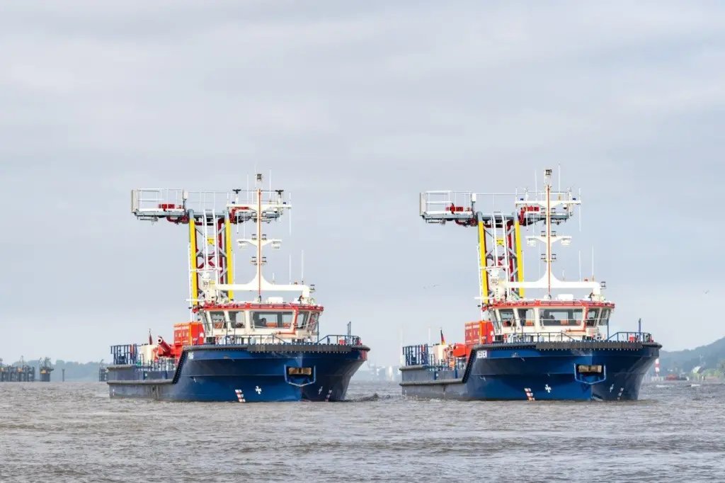 The Dresden and Prag are the first diesel-electric hybrid vessels in Flotte Hamburg’s fleet