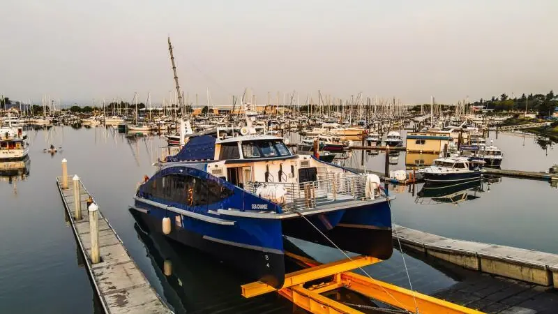 The US launched its first hydrogen powered vessel last year, Sea Change, a 70-foot hydrogen fuel cell passenger ferry