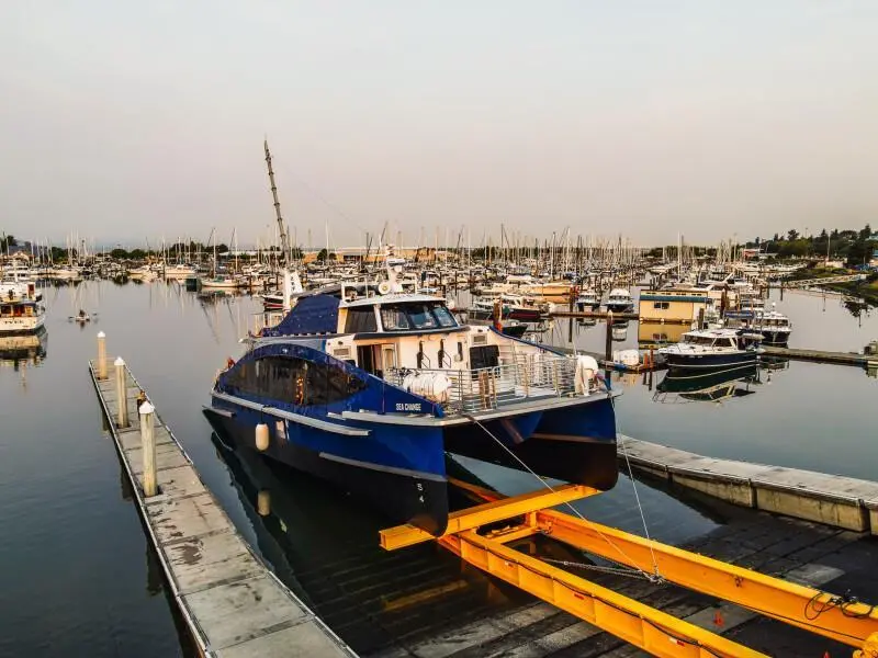 The US launched its first hydrogen powered vessel last year, Sea Change, a 70-foot hydrogen fuel cell passenger ferry