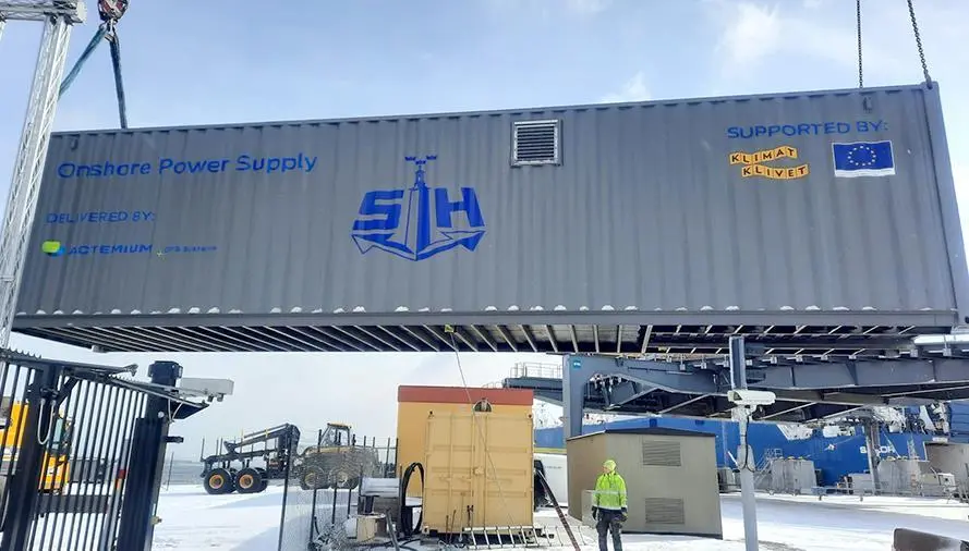 Actemium OPS is the supplier of the onshore power facilities at Port of Kapellskär, having already delivered two similar facilities to Ports of Stockholm