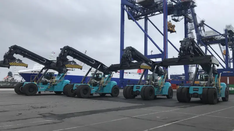 Immingham’s four new Konecranes reach stackers run on HVO