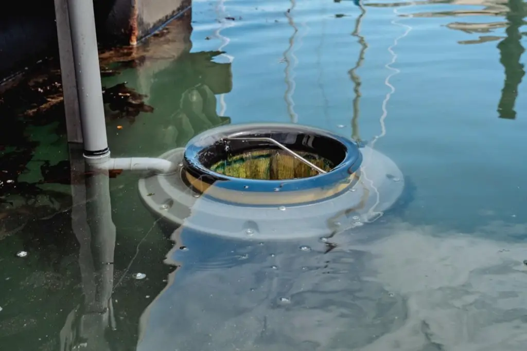 The seabin has the ability to hold up to 20kg of litter at a time and can capture over 1.4 tonnes of debris per year