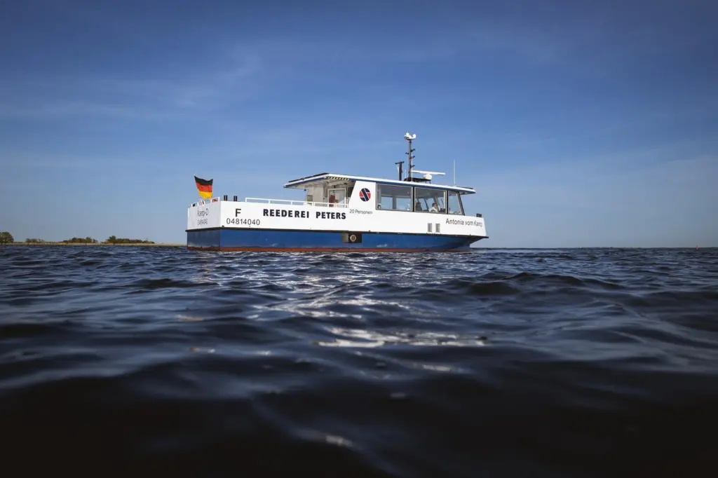 The ferry can cover its energy needs almost totally with its solar installation