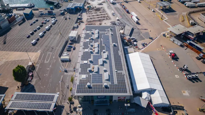 Power produced by the 2,660 solar panels will contribute around 35% of the site’s power