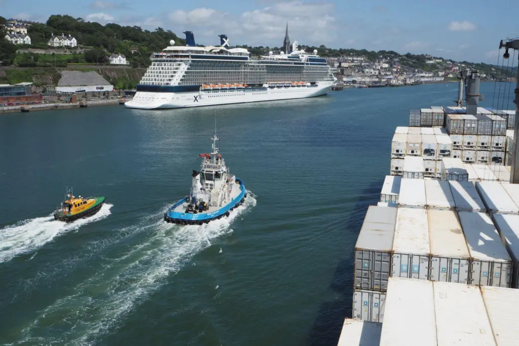 The ports of Cork (pictured) and Amsterdam are working together to bring more green hydrogen to Europe