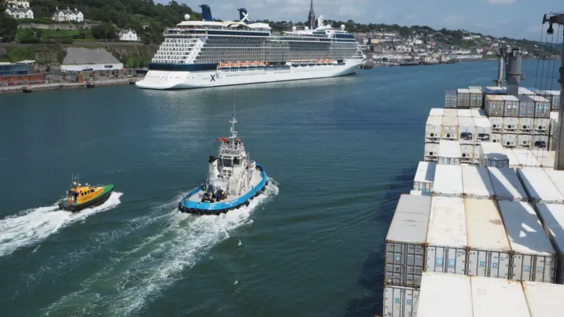 The ports of Cork (pictured) and Amsterdam are working together to bring more green hydrogen to Europe