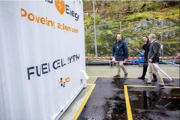 The test area was officially opened by Natalia Golis, Vice County Mayor of Vestland County Municipality.