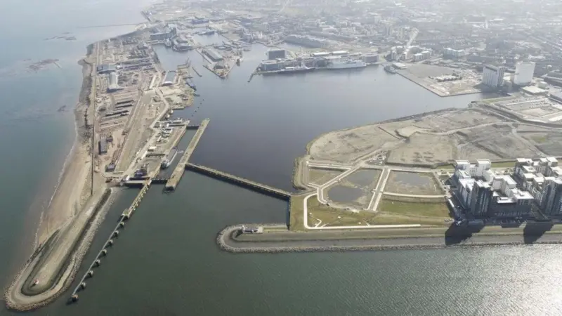 The Port of Leith in Scotland