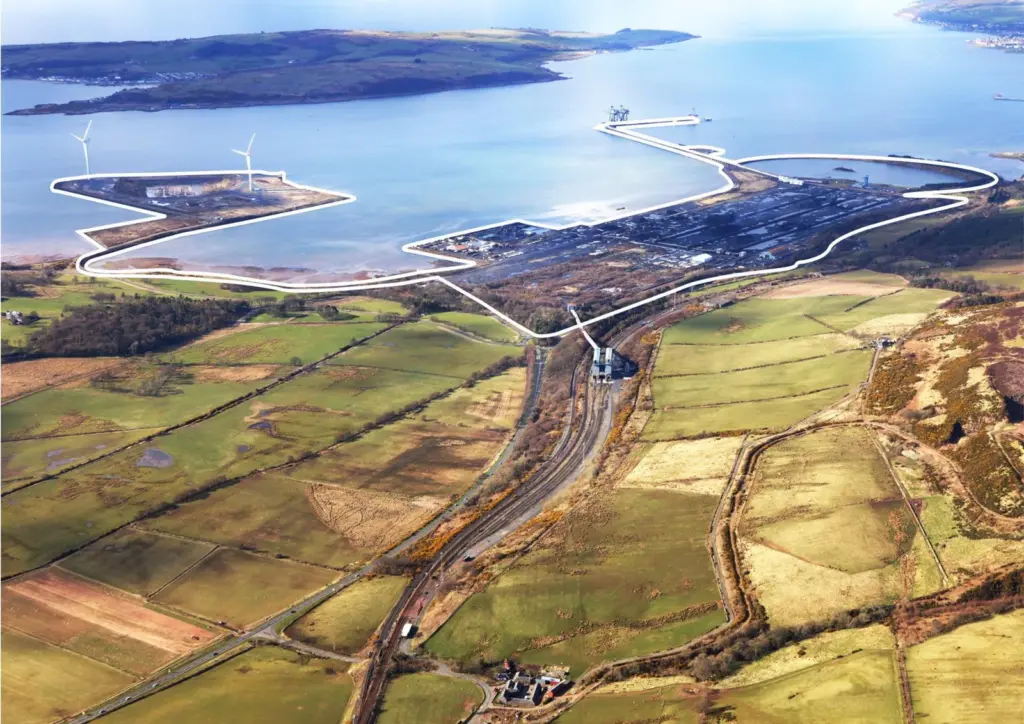 Hunterston PARC aerial image