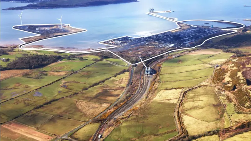 Hunterston PARC aerial image