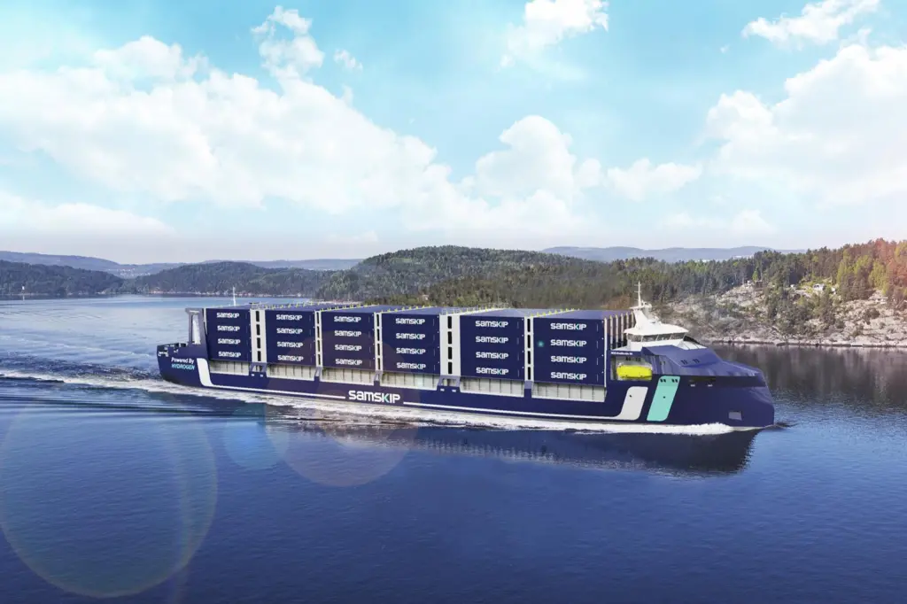 Samskip's SeaShuttle short sea container feeder vessel