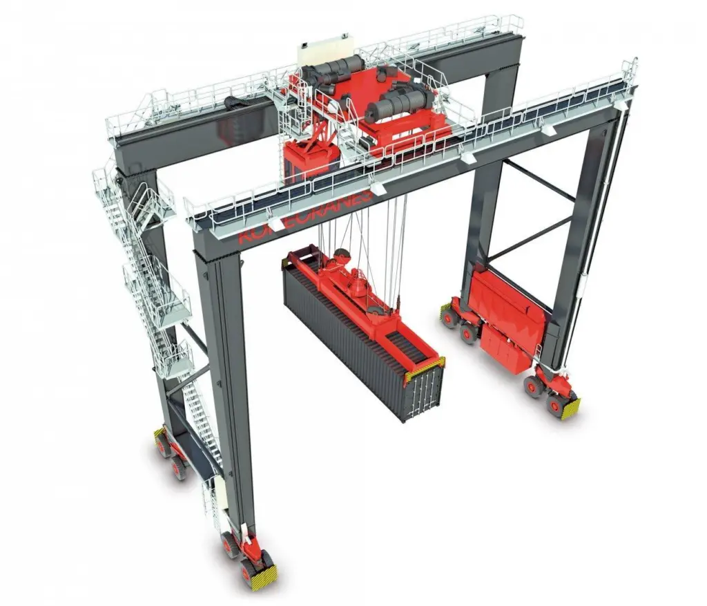 Konecranes rubber tyred gantry crane
