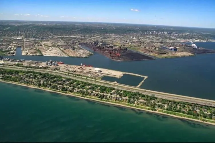 Hamilton-Oshawa Port Authority HOPA overhead shot