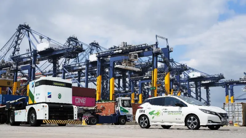 Electric equipment at the Port of Felixstowe
