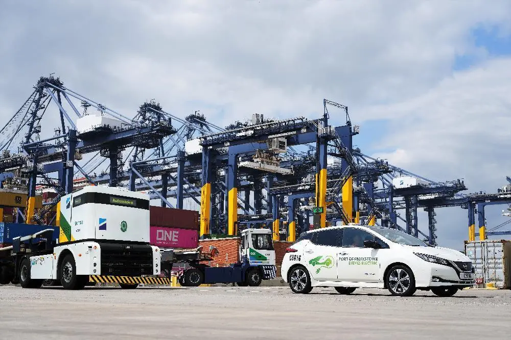 Electric equipment at the Port of Felixstowe