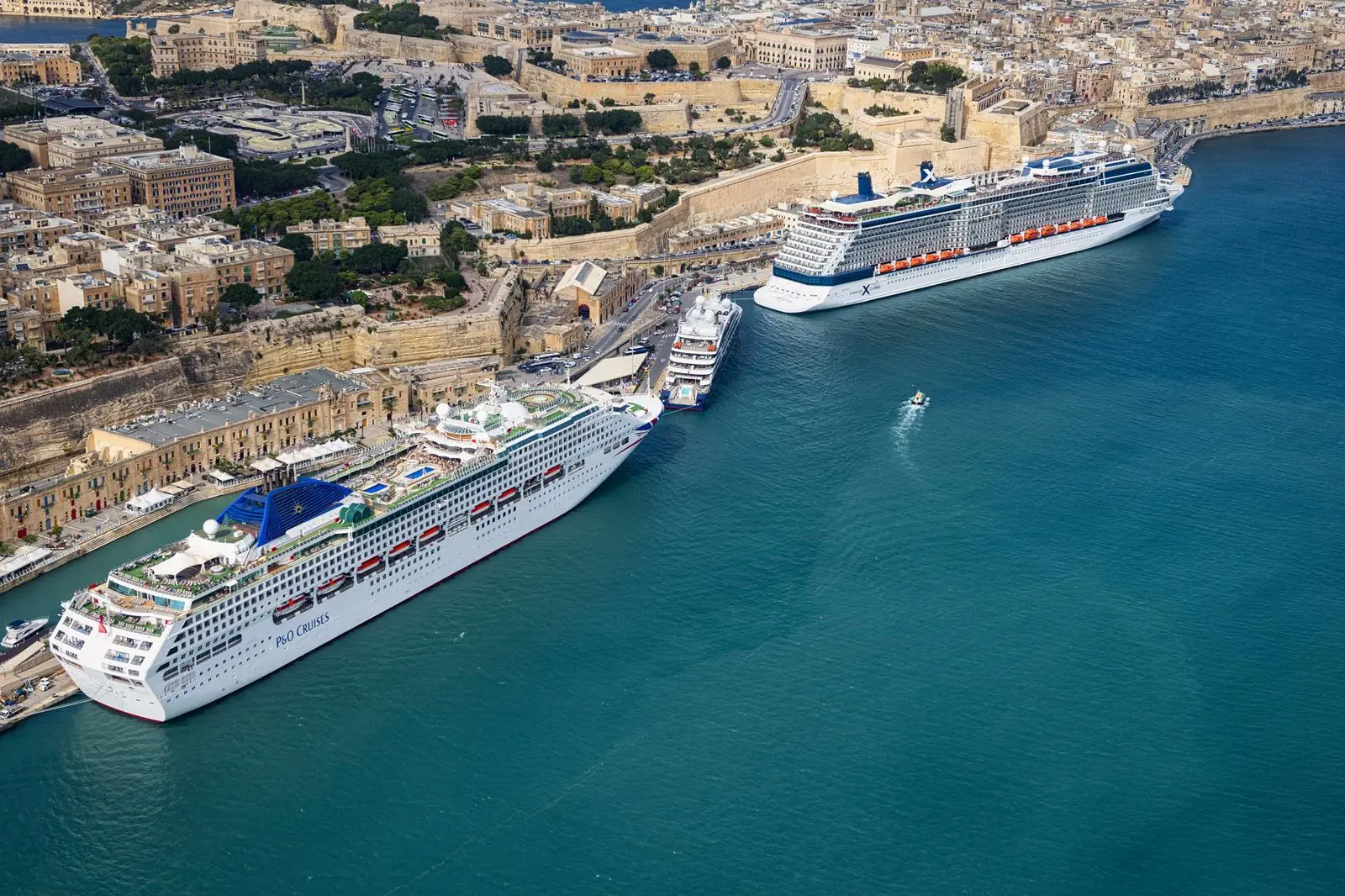Valetta Cruise Port's waterfront