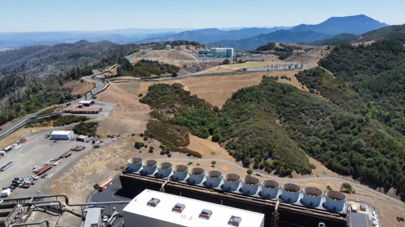 Geotherrmal energy facility in California