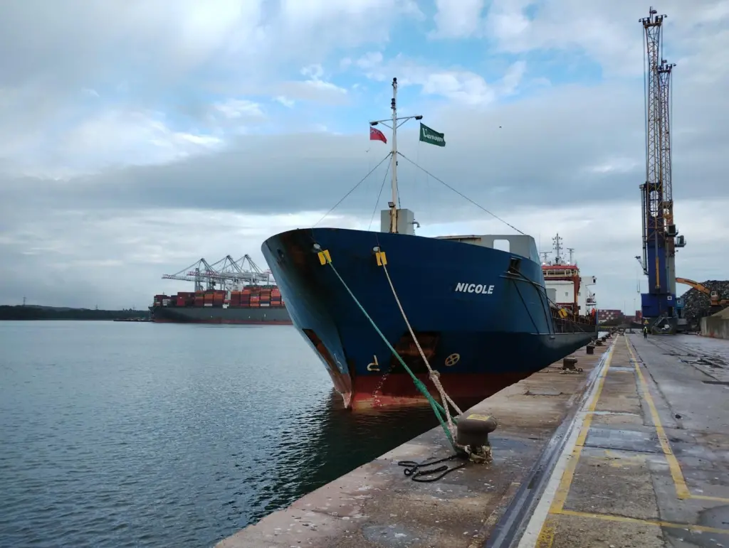 Nicole delivering fertiliser to ABP Southampton