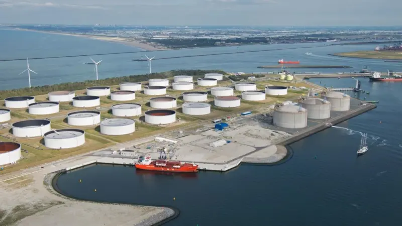 Gate terminal at the Port of Rotterdam