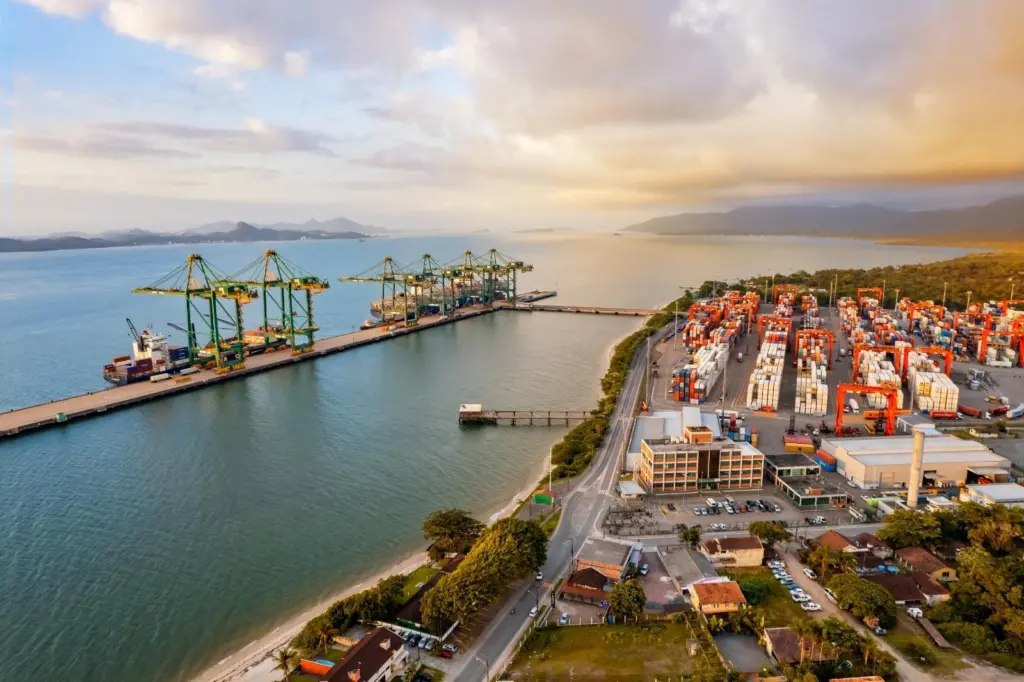 Porto Itapoá aerial shot