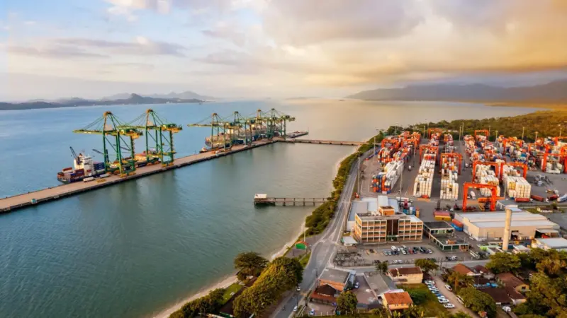 Porto Itapoá aerial shot