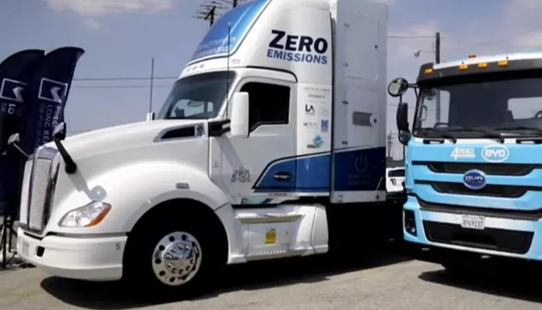 Zero-emission trucks at POLA