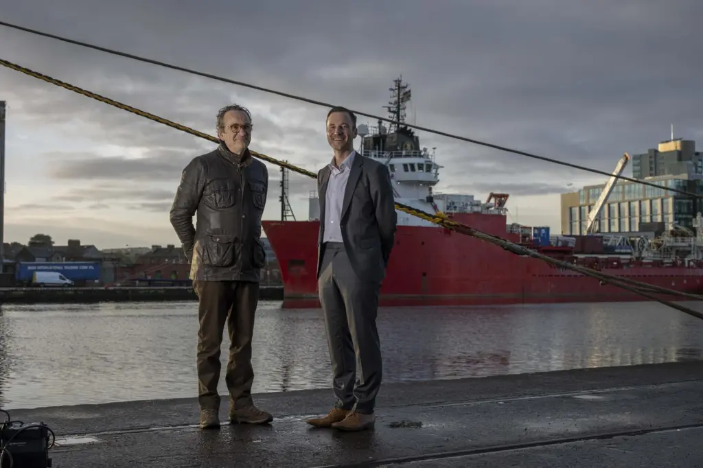 Professor Jerry D Murphy, director of the MaREI centre at University College Cork with John O’Donovan, associate director at Gavin & Doherty Geosolutions
