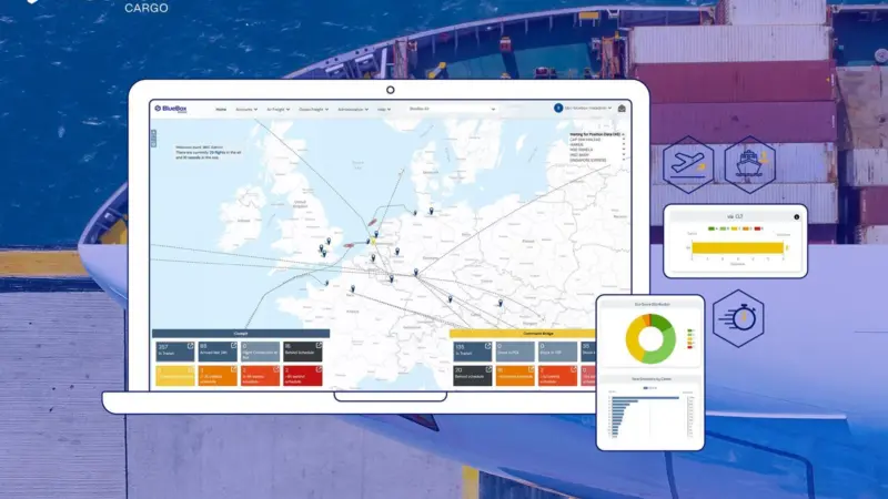 BlueBox Systems BlueBoxCargo screen