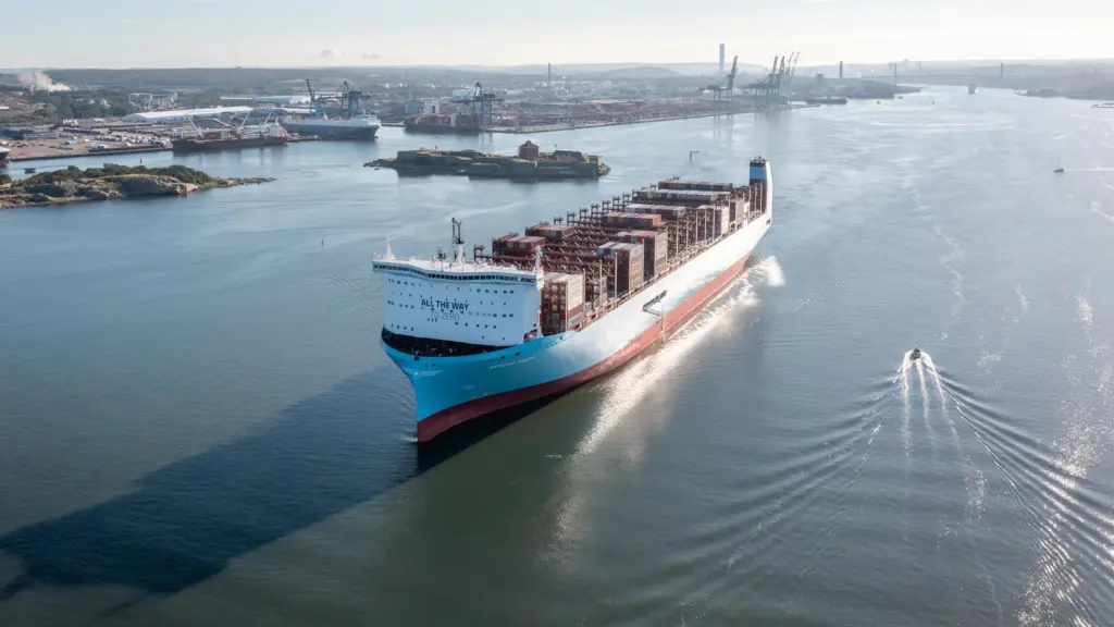 Antonia Maersk in the Port of Gothenburg