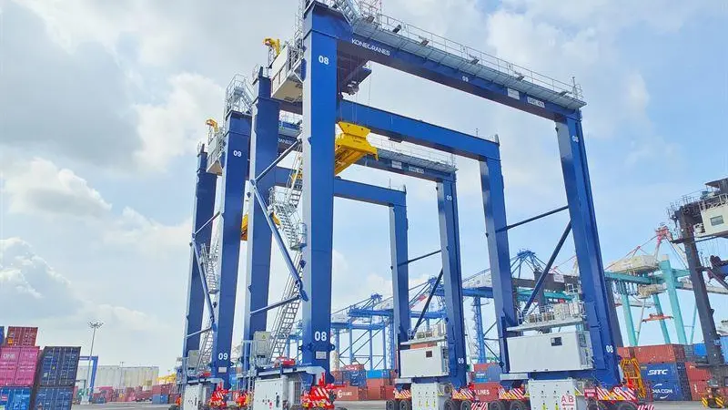 Konecranes hybrid RTGs