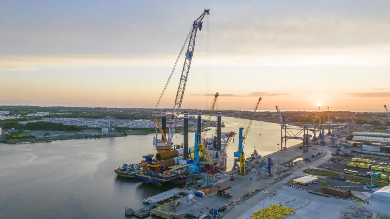 Van Oord's Aeolus offshore wind installation vessel