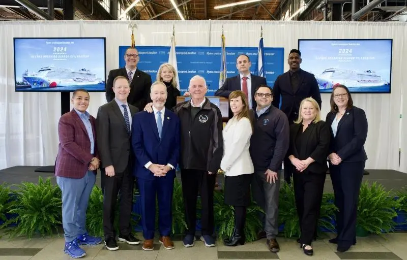 Members of Massport celebrating a successful 2024 cruise season