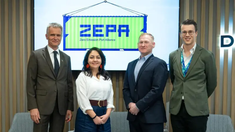 Members of ZEPA at its launch at COP 28
