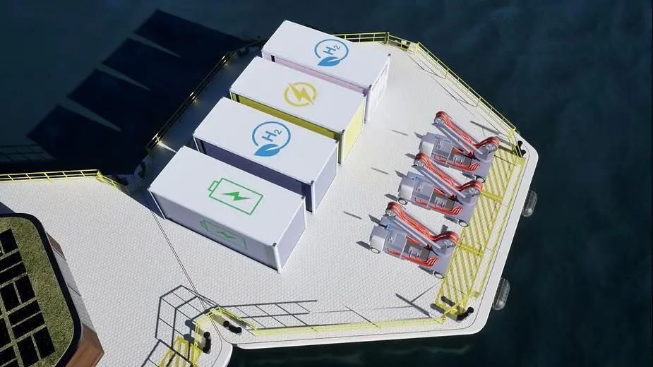 ELIRE’s hydrogen-powered floating hub