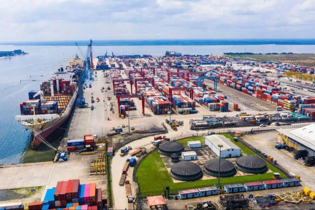 The West Africa Container Terminal (WACT) is located in Onne Port