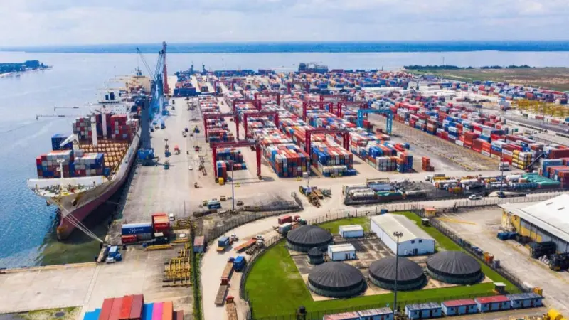 The West Africa Container Terminal (WACT) is located in Onne Port