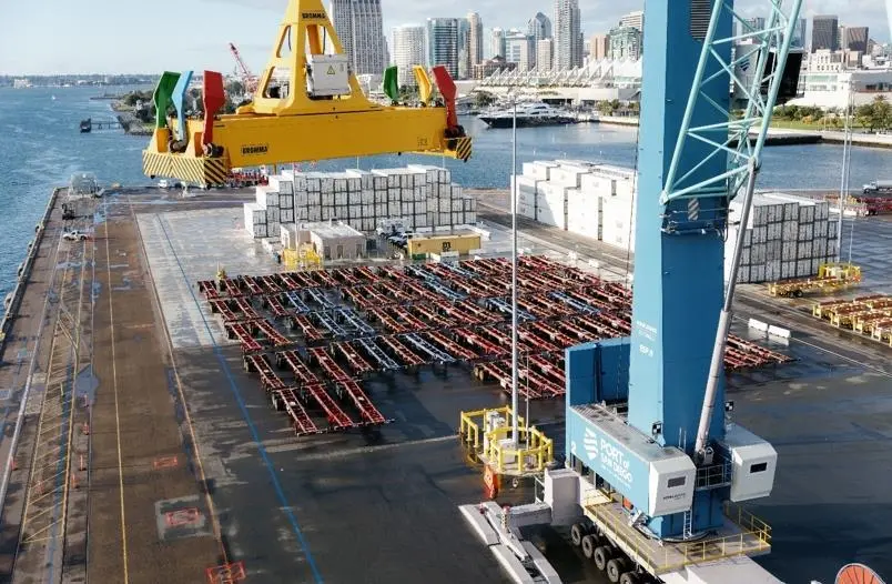 Crane at the Port of San Diego