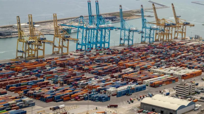 A generic picture of a port
