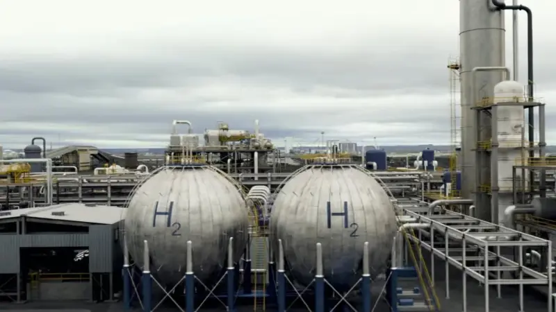 A render of the H2Teesside from the bp promotional video