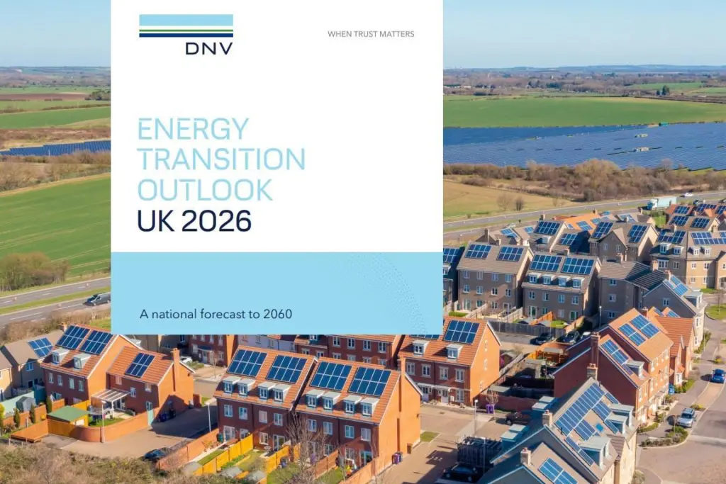 A screenshot of the DNV Energy Transition Outlook UK 2026