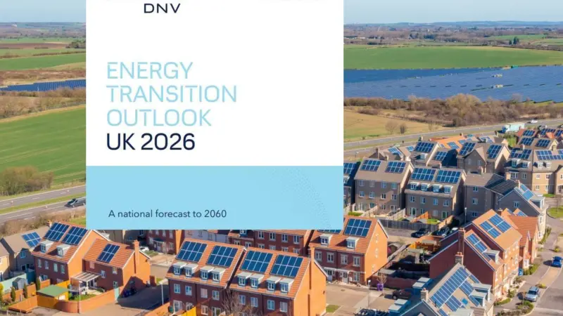 A screenshot of the DNV Energy Transition Outlook UK 2026