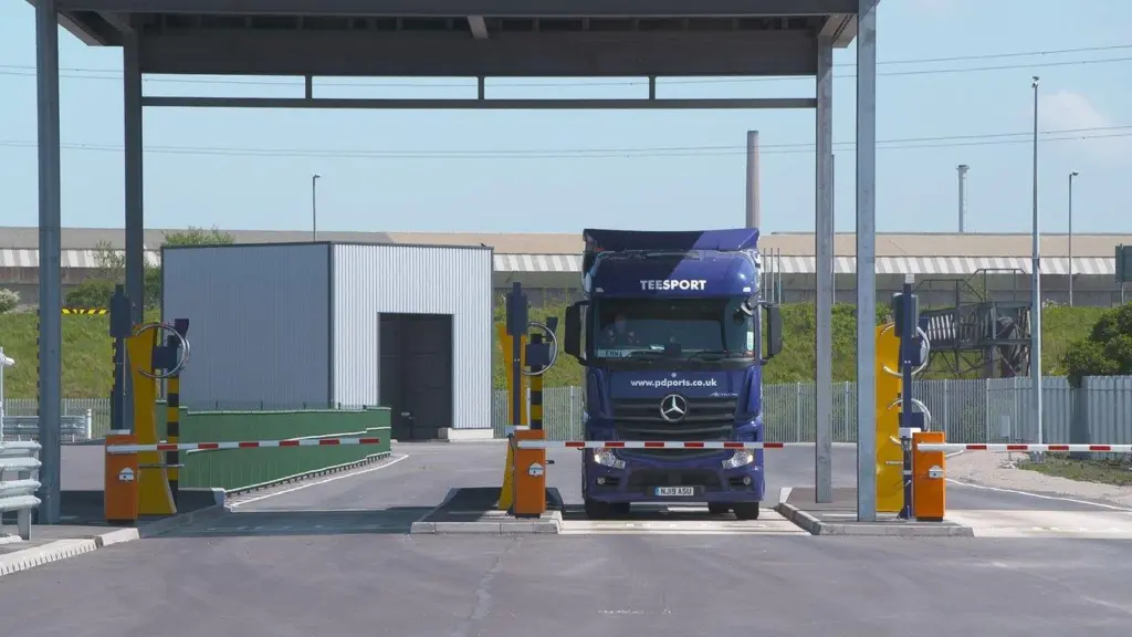 PD Ports' autogate which provides efficient and automated processing of cargo and transportation data