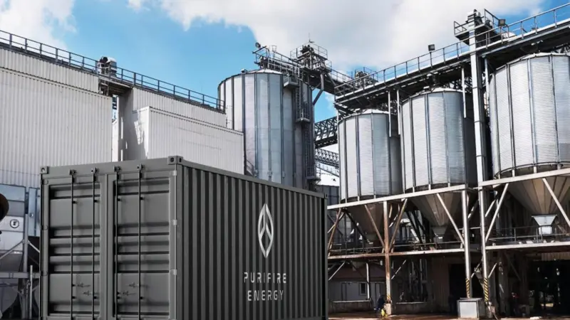 A picture of PuriFire’s hydrothermal gasification technology