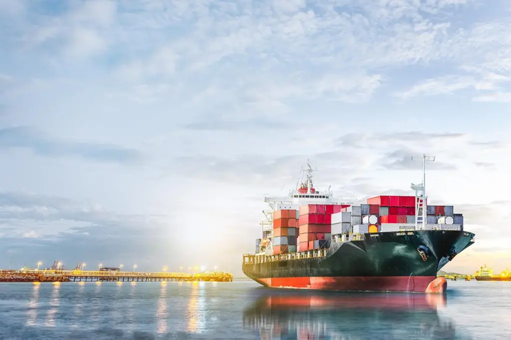 A generic picture of a cargo vessel