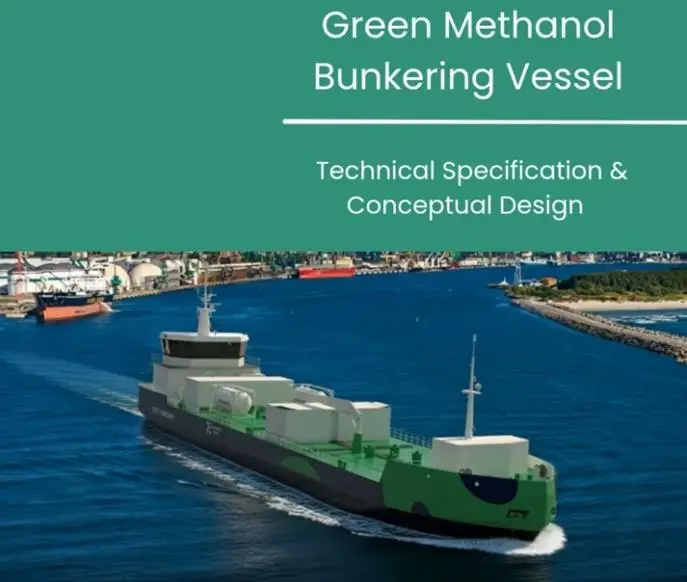 Image showing a methanol bunkering vessel