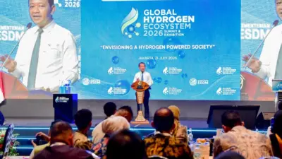 A scene from the Global Hydrogen Ecosystem Summit (GHES) 2026 in Jakarta